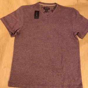 Tasso Elba T-Shirt with Patterned Insi…